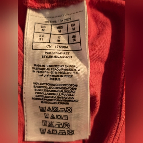 Guess Men’s “Sinful Club” Graphic Tee – Red – Size M - Picture 6 of 6